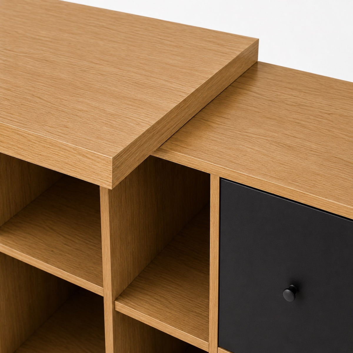 Bureau d'angle multifonction avec rangement