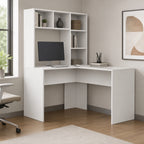 Bureau d’angle avec rangement en bois | StJean-Workspace