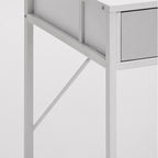 Bureau d’angle avec rangement réversible blanc | StJean-Workspace