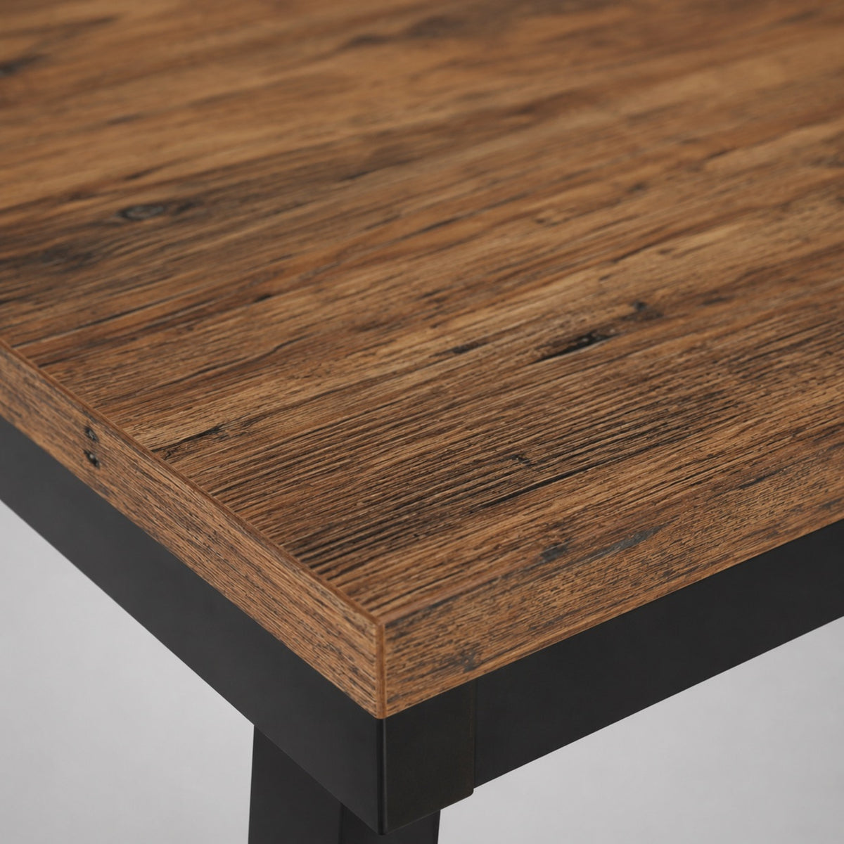 Bureau d'angle avec rangement en bois
