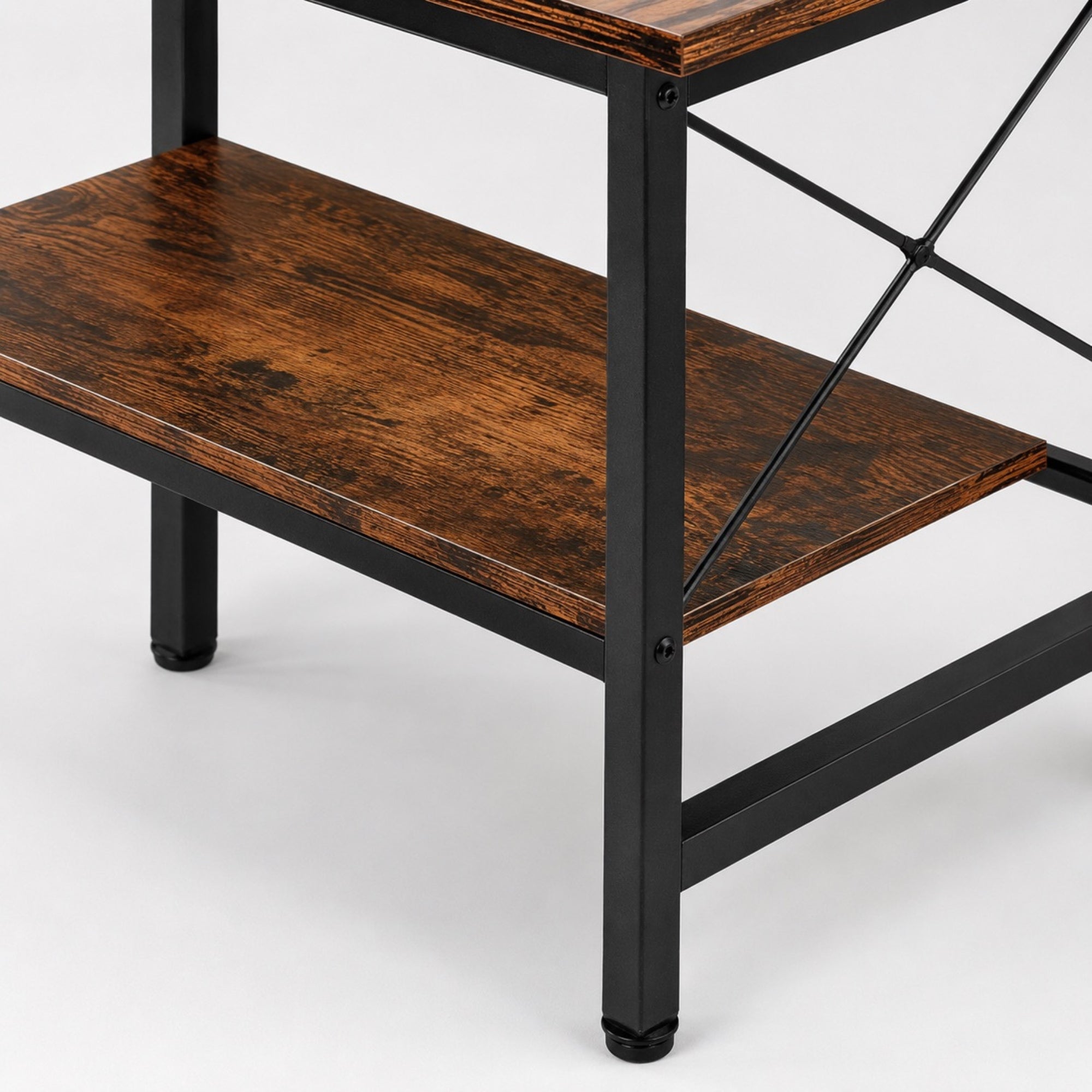 Bureau d’angle convertible avec rangement et prises intégrées | StJean-Workspace