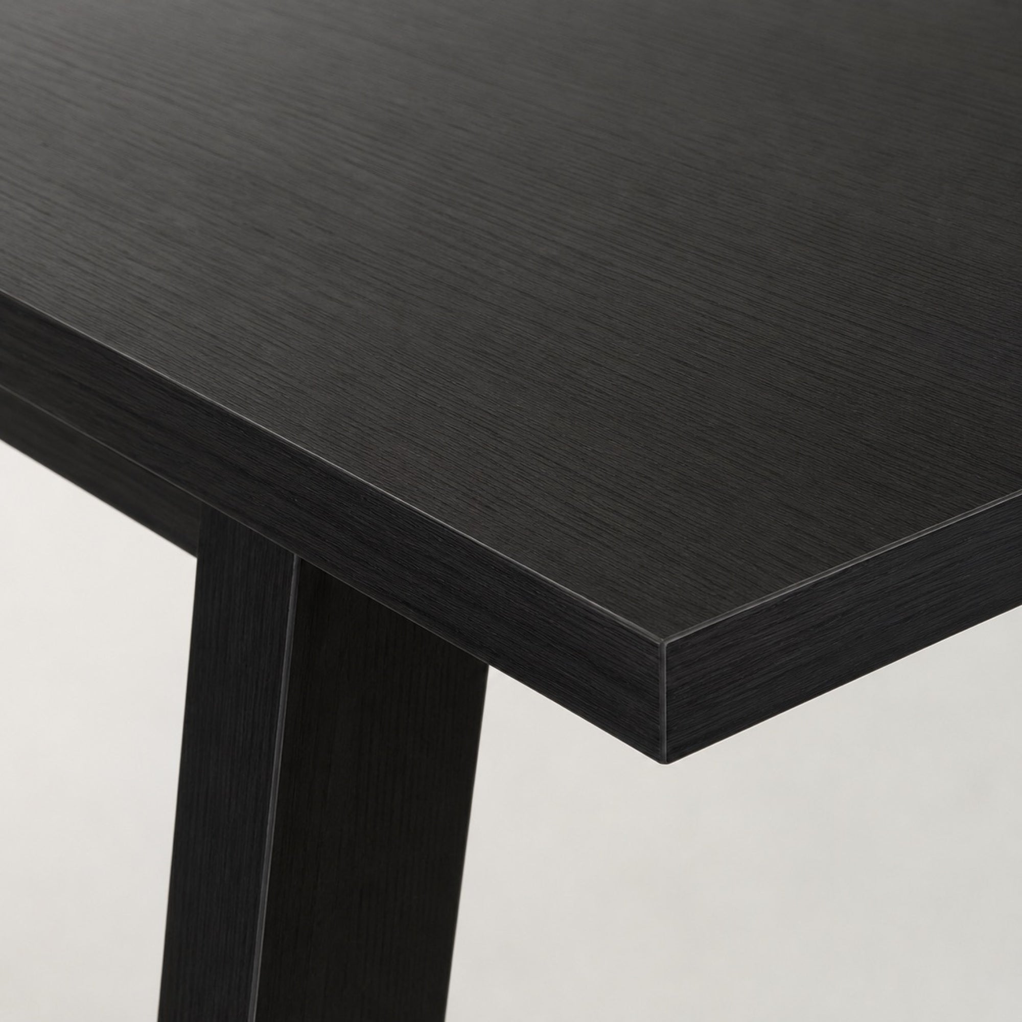 Bureau d’angle noir avec rangements et tiroirs | StJean-Workspace