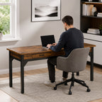 Bureau avec rangement double intégré | StJean-Workspace
