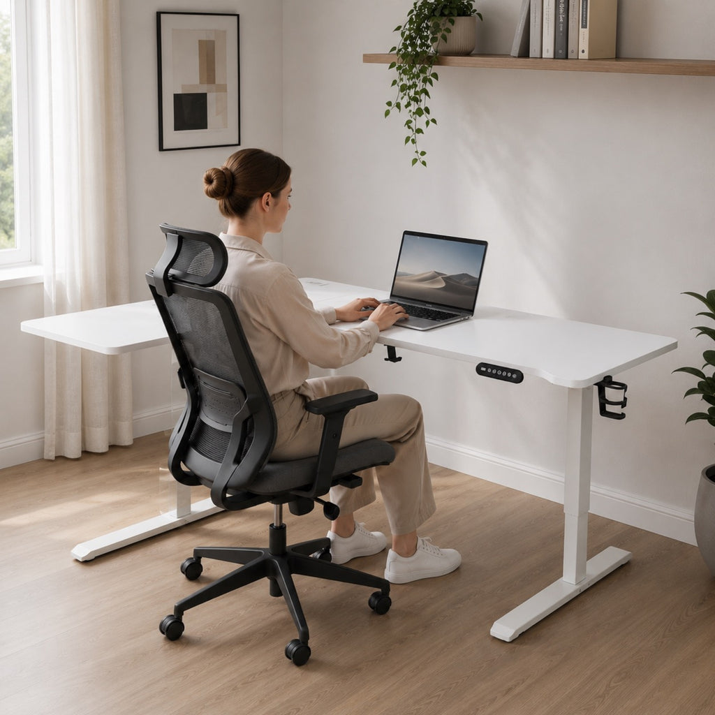 Bureau debout pour d’angle | StJean-Workspace