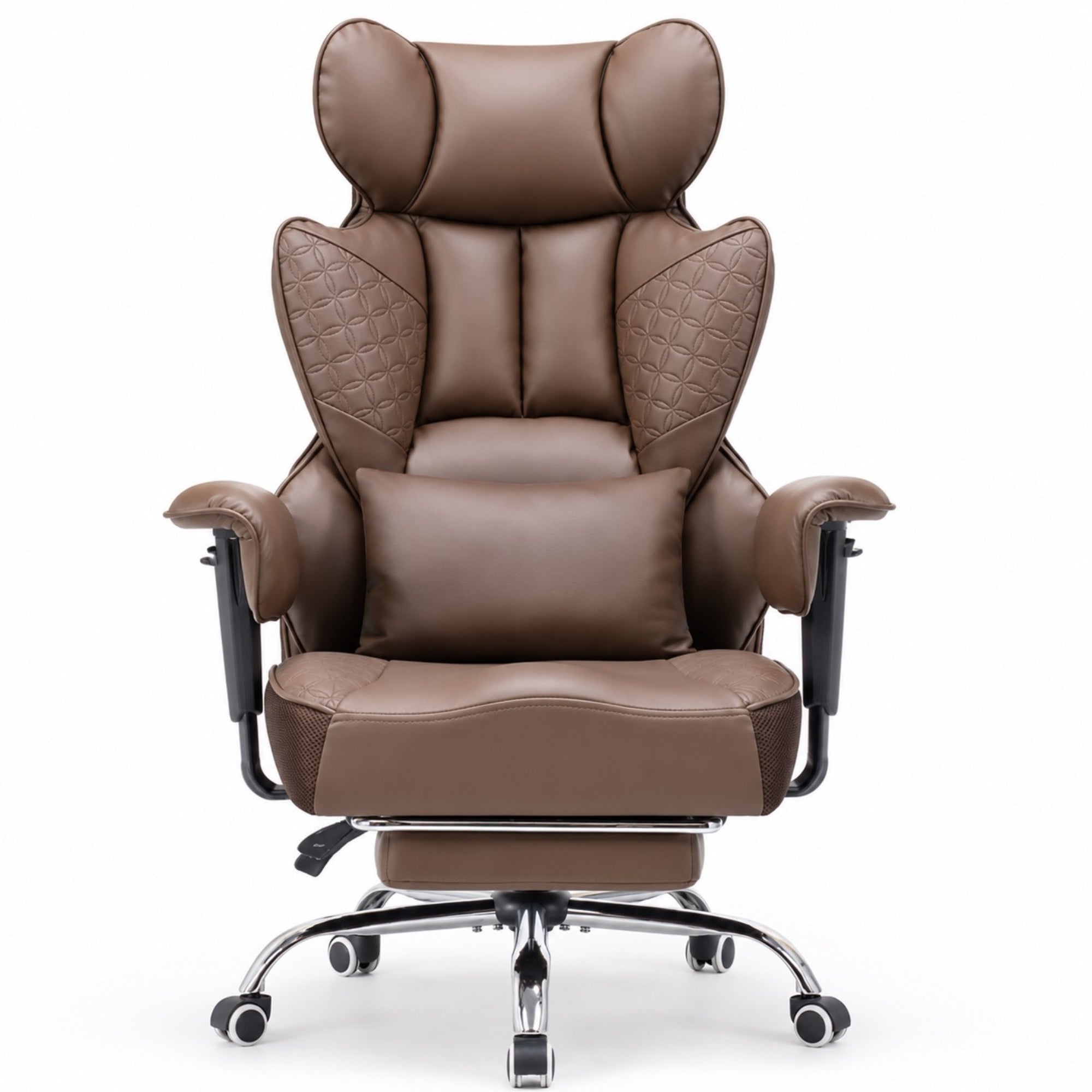 Chaise de bureau ergonomique en cuir | StJean-Workspace