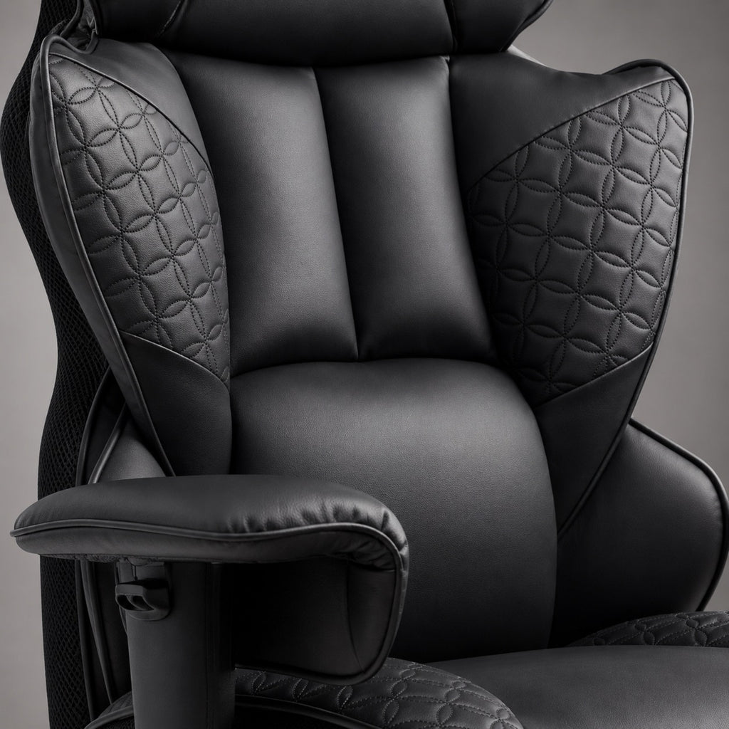 Chaise de bureau ergonomique en cuir | StJean-Workspace