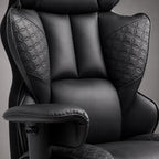 Chaise de bureau ergonomique en cuir | StJean-Workspace