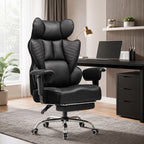 Chaise de bureau ergonomique en cuir | StJean-Workspace