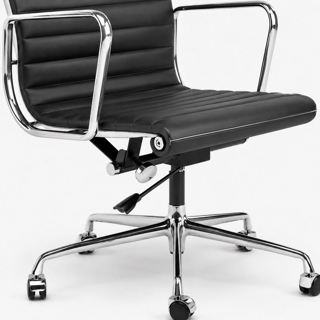 Chaise de Bureau en Cuir Design | StJean-Workspace