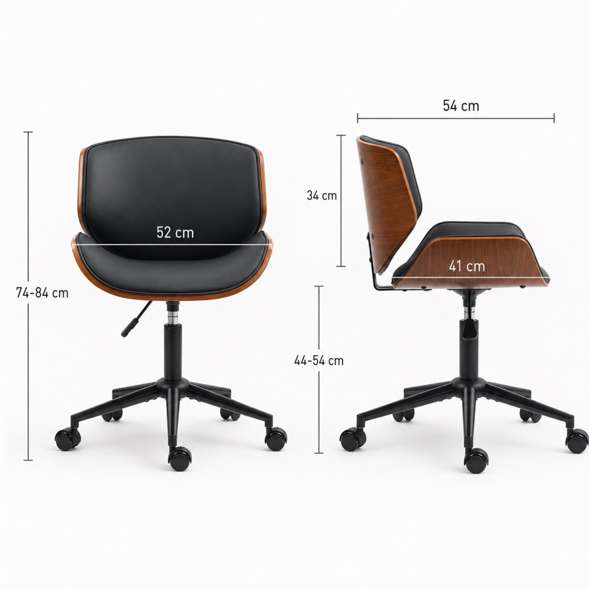 Chaise de Bureau Design Sans Accoudoirs | StJean-Workspace