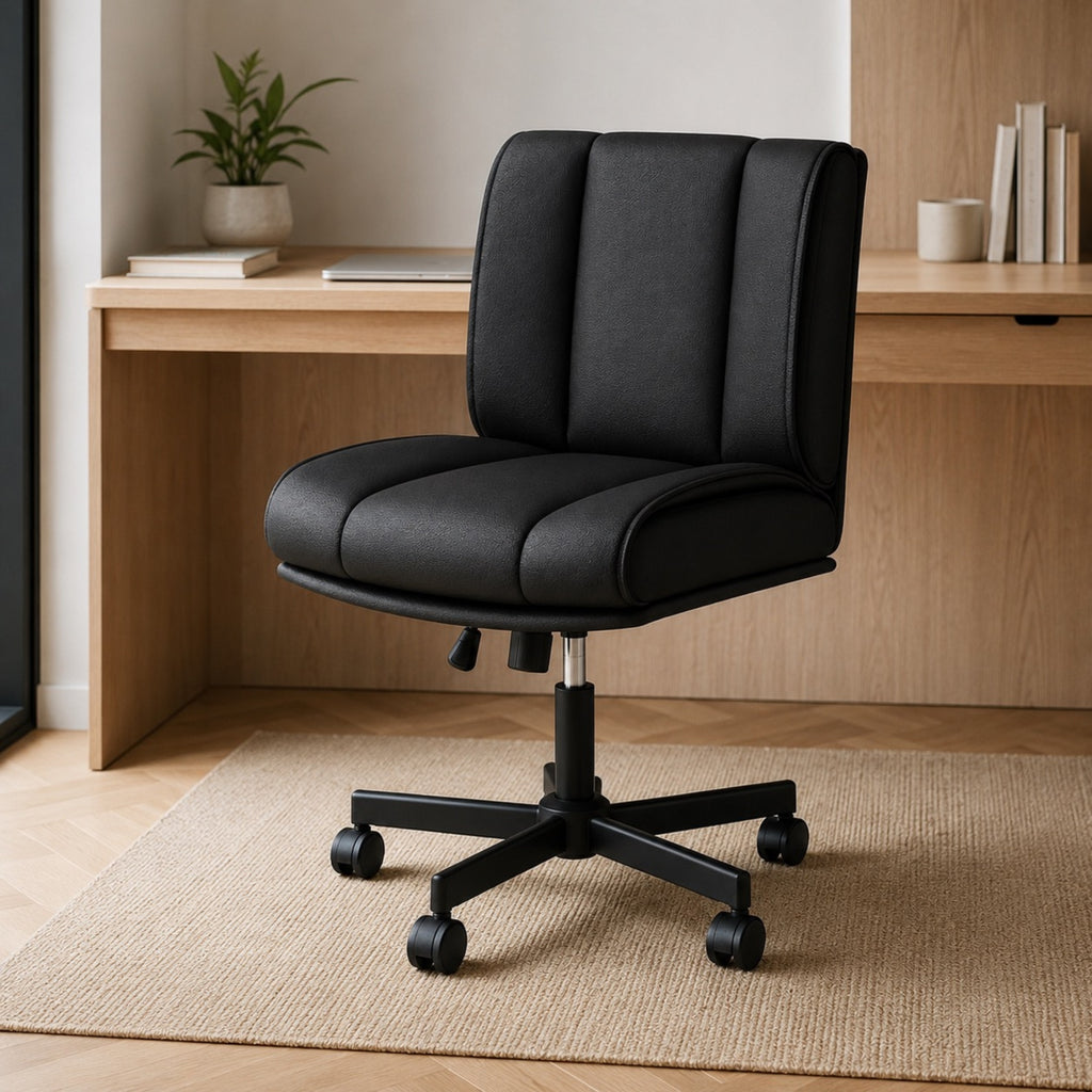 Chaise de Bureau en Cuir Design | StJean-Workspace