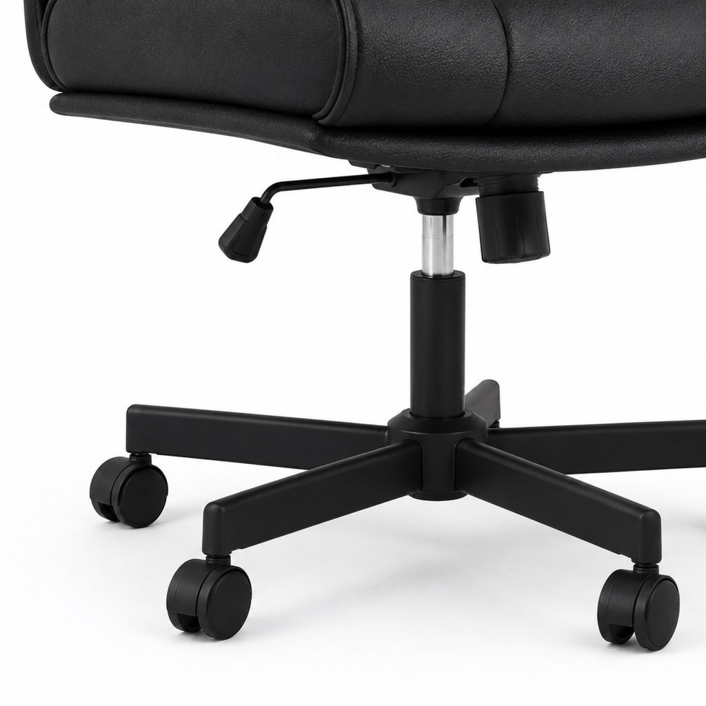 Chaise de Bureau en Cuir Design | StJean-Workspace