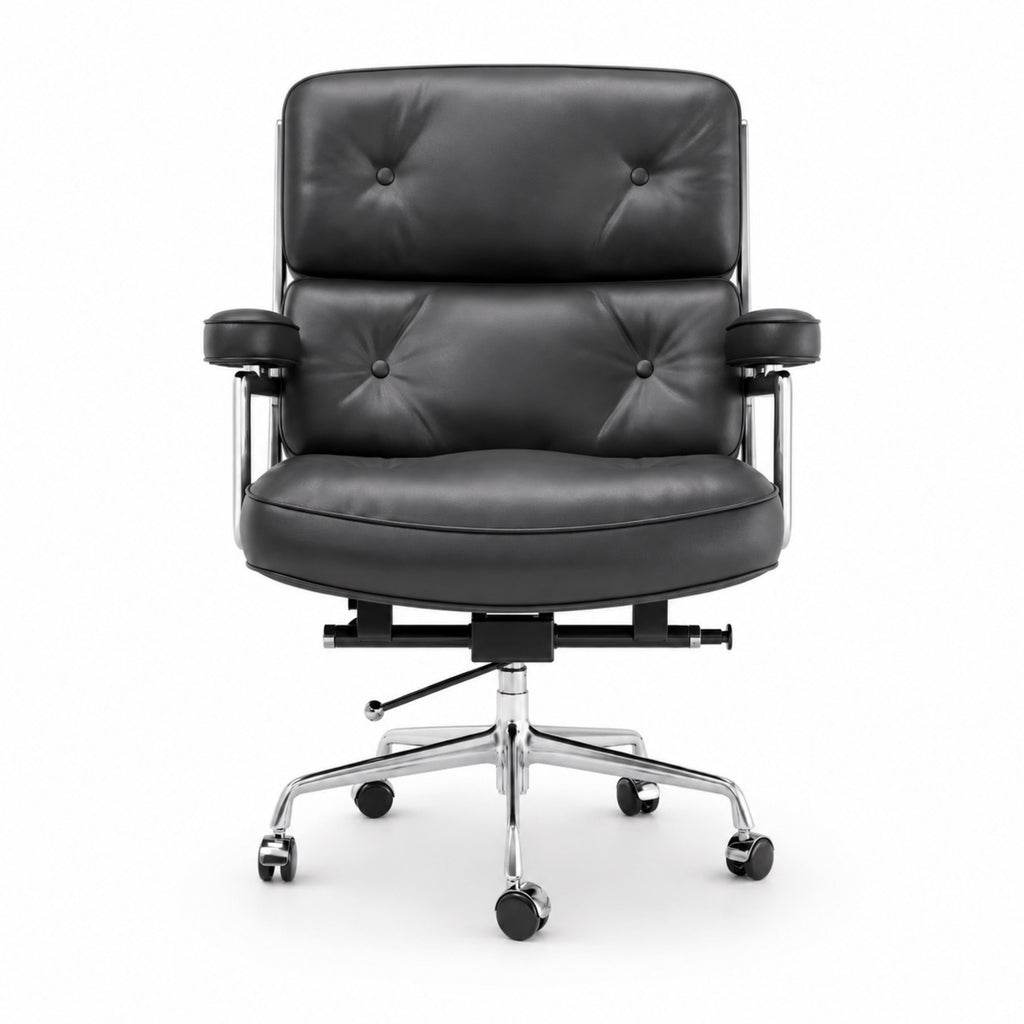 Chaise de Bureau en Cuir Design | StJean-Workspace