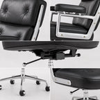 Chaise de Bureau en Cuir Design | StJean-Workspace