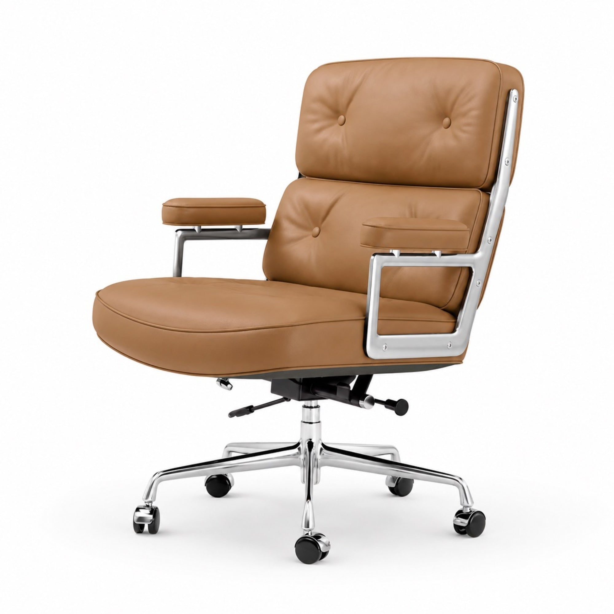 Chaise de Bureau en Cuir Design | StJean-Workspace
