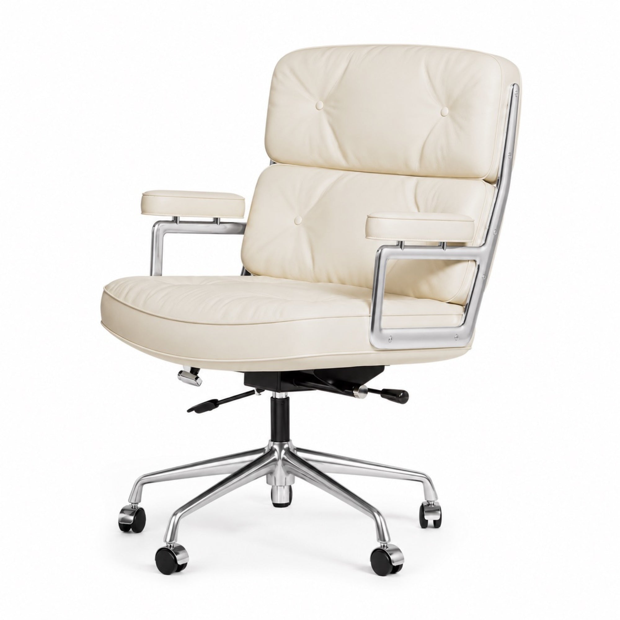 Chaise de Bureau en Cuir Design | StJean-Workspace