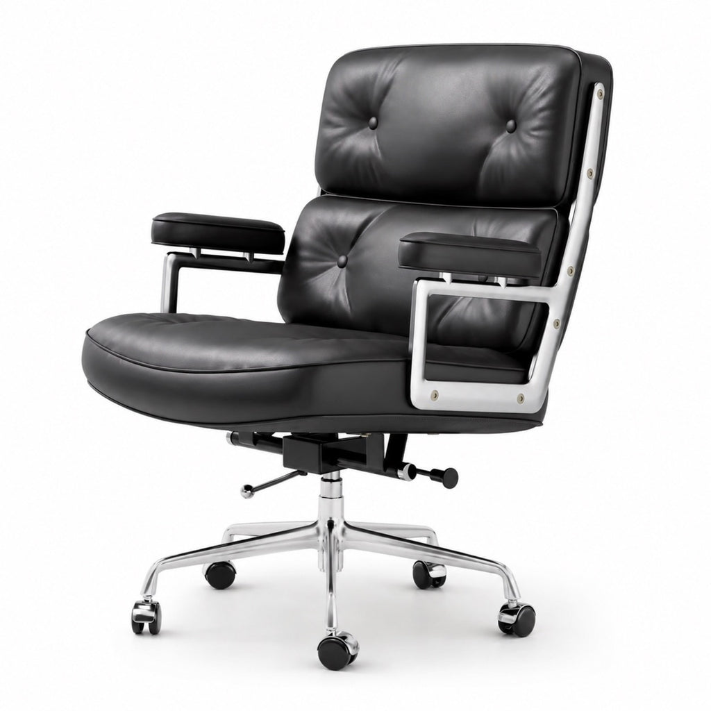 Chaise de Bureau en Cuir Design | StJean-Workspace