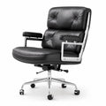 Chaise de Bureau en Cuir Design | StJean-Workspace