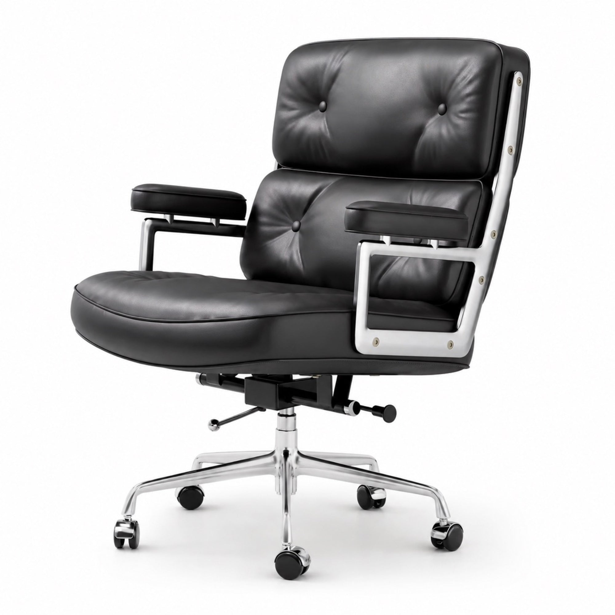 Chaise de Bureau en Cuir Design | StJean-Workspace