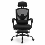 Chaise de bureau ergonomique avec repose-pieds | StJean-Workspace