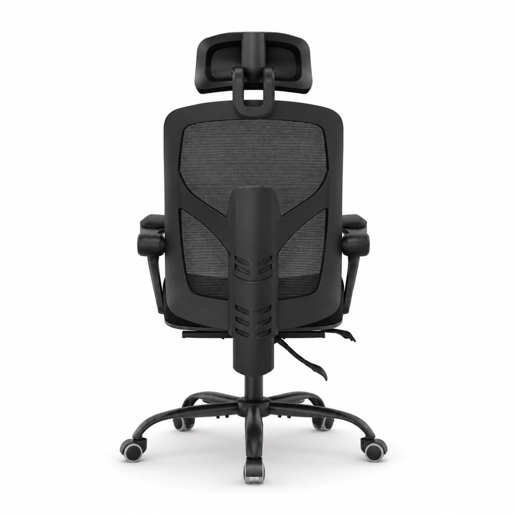 Chaise de bureau ergonomique avec repose-pieds | StJean-Workspace