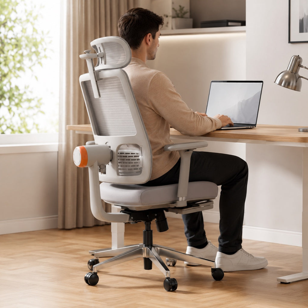 Chaise de bureau ergonomique avec soutien lombaire | StJean-Workspace