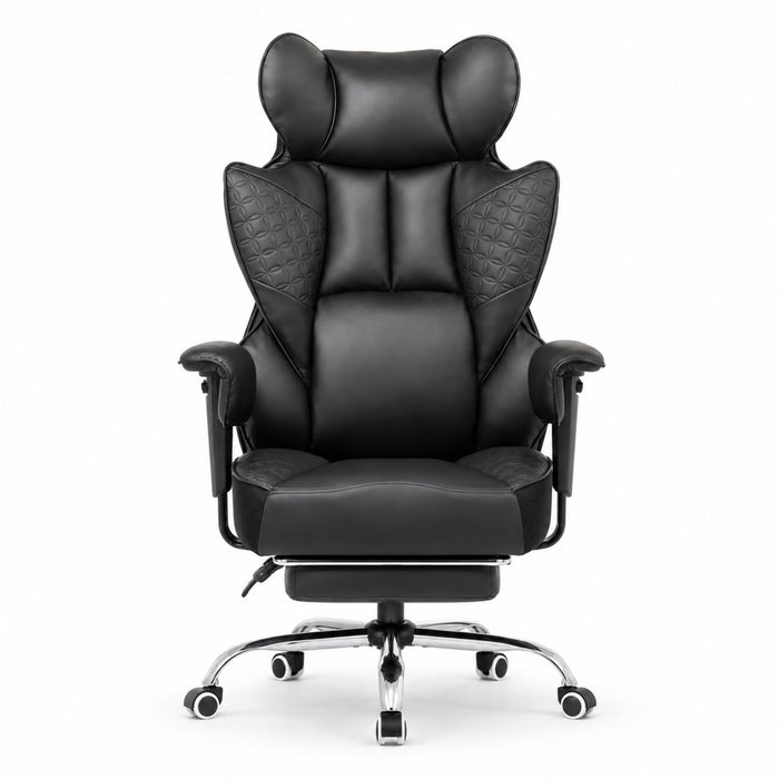 Chaise de bureau ergonomique en cuir | StJean-Workspace