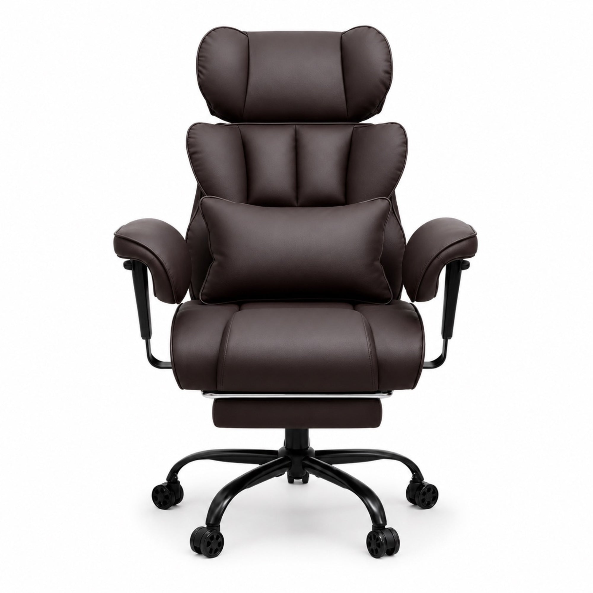 Chaise de bureau ergonomique en cuir  | StJean-Workspace