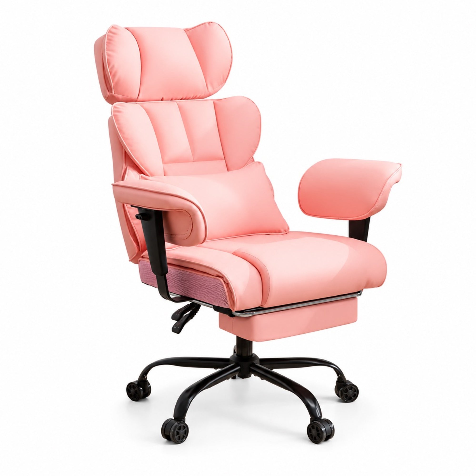 Chaise de bureau ergonomique en cuir  | StJean-Workspace