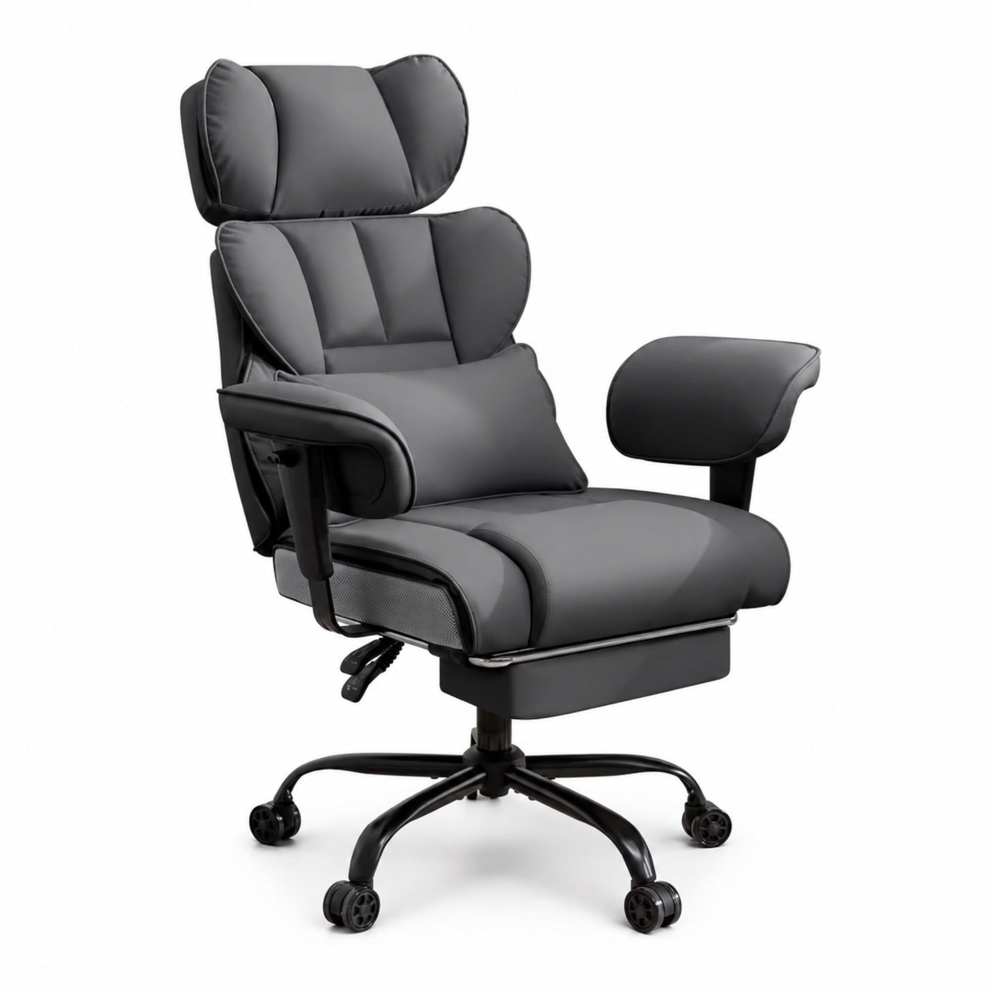 Chaise de bureau ergonomique en cuir  | StJean-Workspace