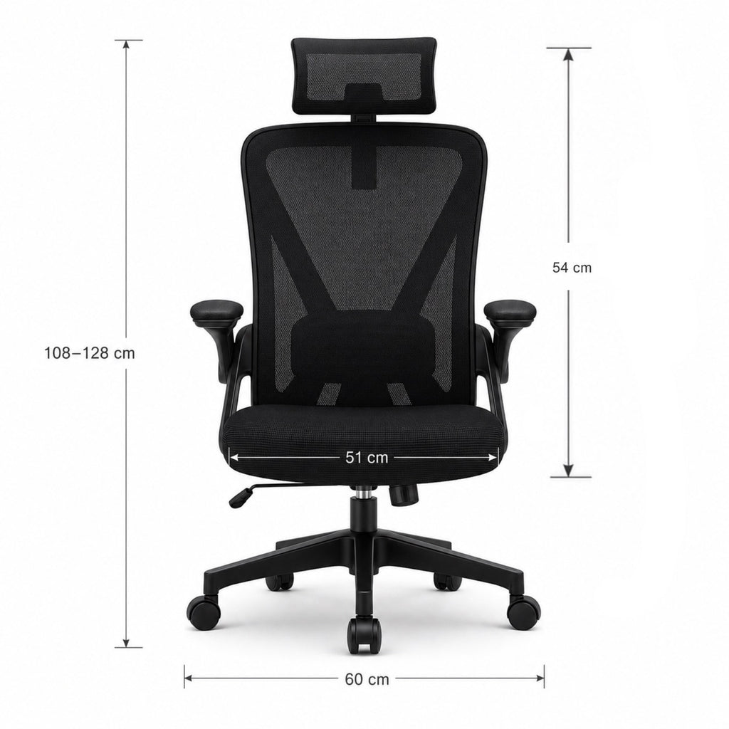 Chaise de bureau ergonomique en maille | StJean-Workspace