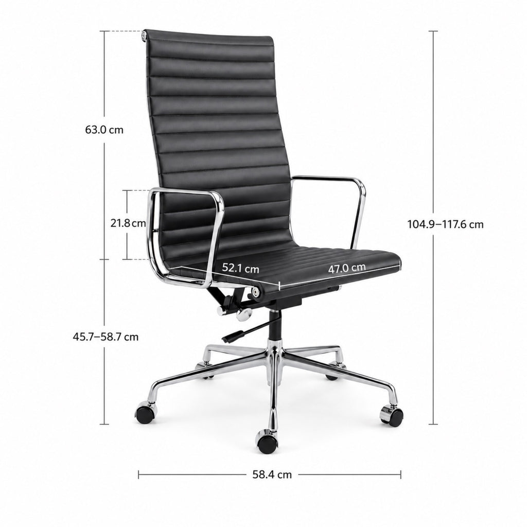 Chaise de Bureau Design Dossier Haut | StJean-Workspace