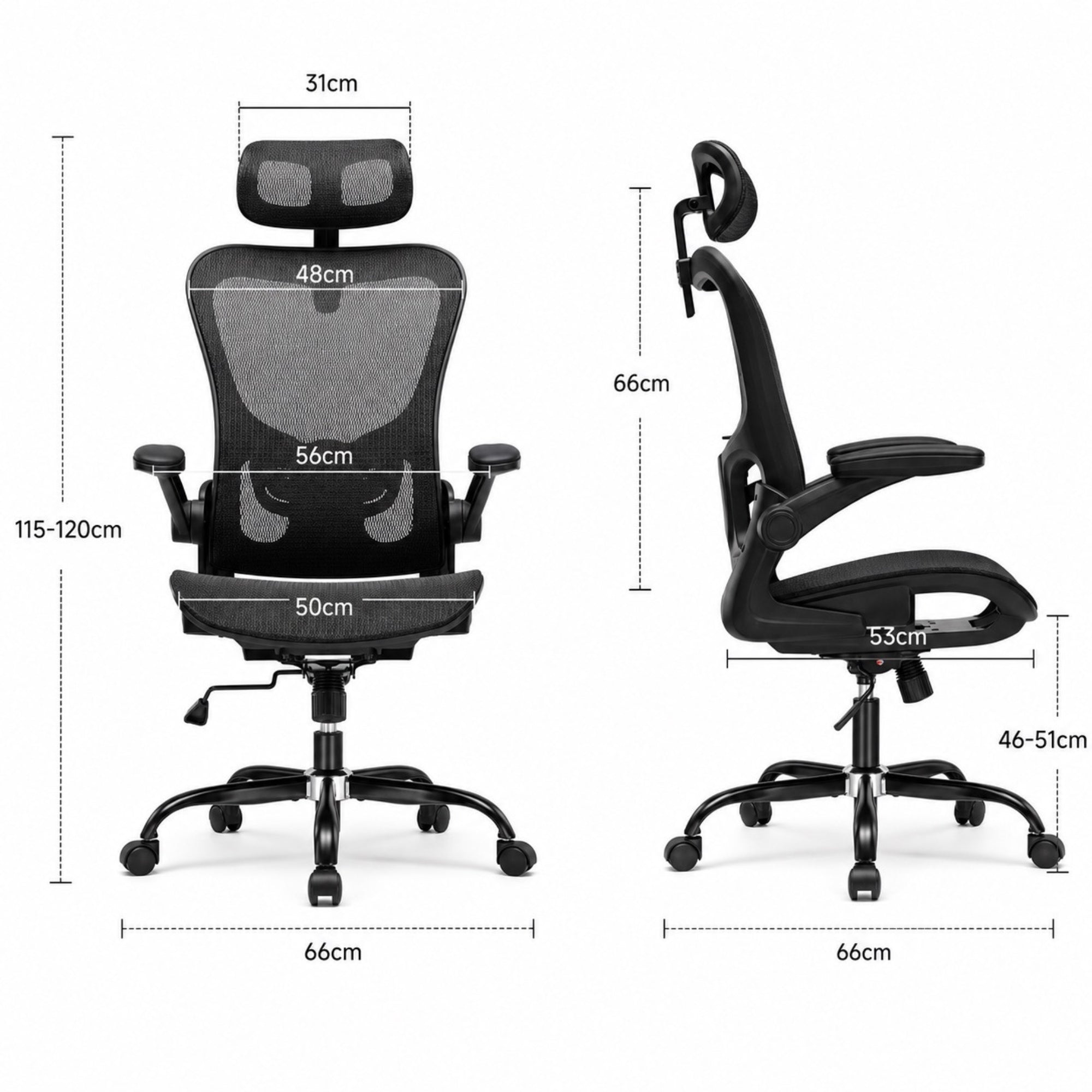 Chaise de bureau ergonomique en maille | StJean-Workspace