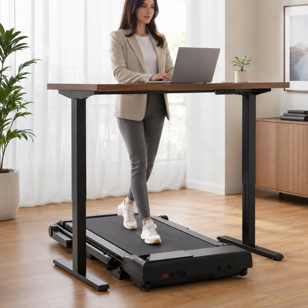 Tapis de course Pliable Inclinable Compact Noir | StJean-Workspace