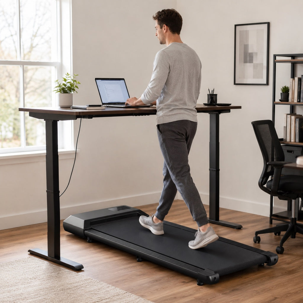 Tapis de marche compact électrique | StJean-Workspace